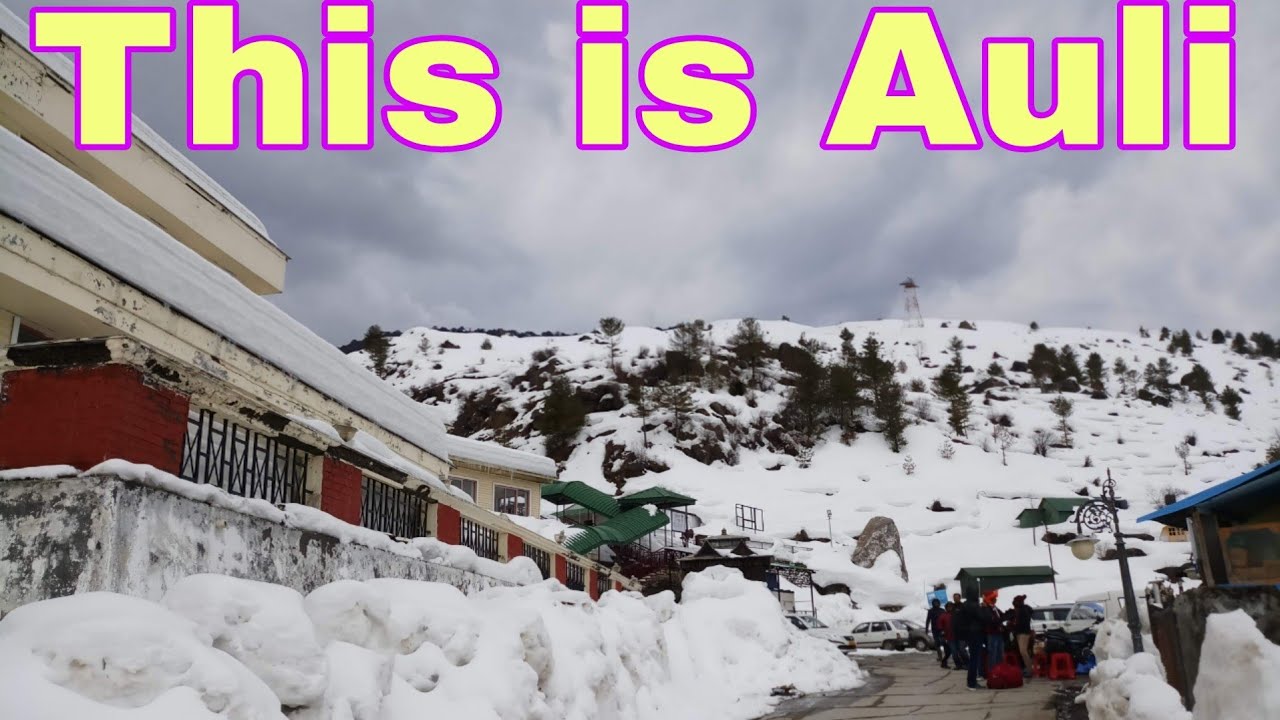 All over snow covered at Auli || Full day snowfall ||  