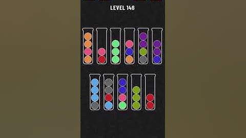 Ball sort puzzle level 146