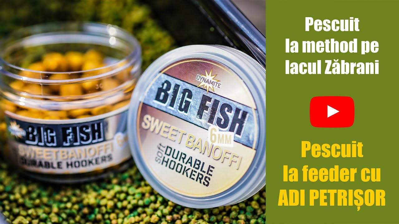 Pescuit la method pe lacul Zabrani