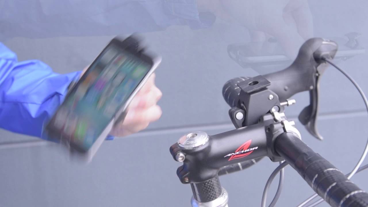 自転車用スマートフォンホルダー シティサイクル ロードバイク ハンドル直径f 34mm 脱着簡単 800 Byhld002の販売商品 通販ならサンワダイレクト