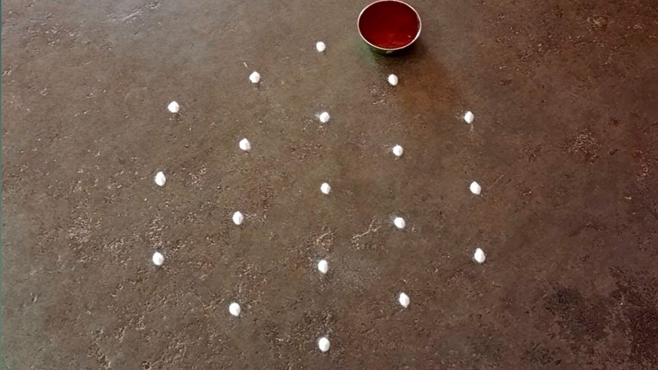 Masi madham special beautiful easy vilakkukolam/simpleFriday traditionalrangoli/gokulramya creatives