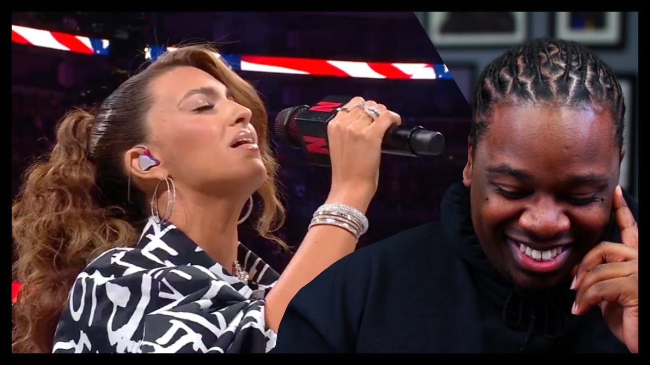 Voice teacher dissects TORI KELLY's NATIONAL ANTHEM for the TYSON vs. PAUL special @ NETFLIX