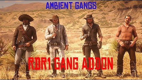 Restored RDR1 Gangs in RDR2