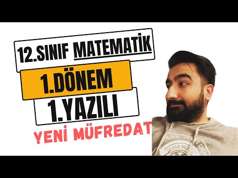 12. SINIF MATEMATİK