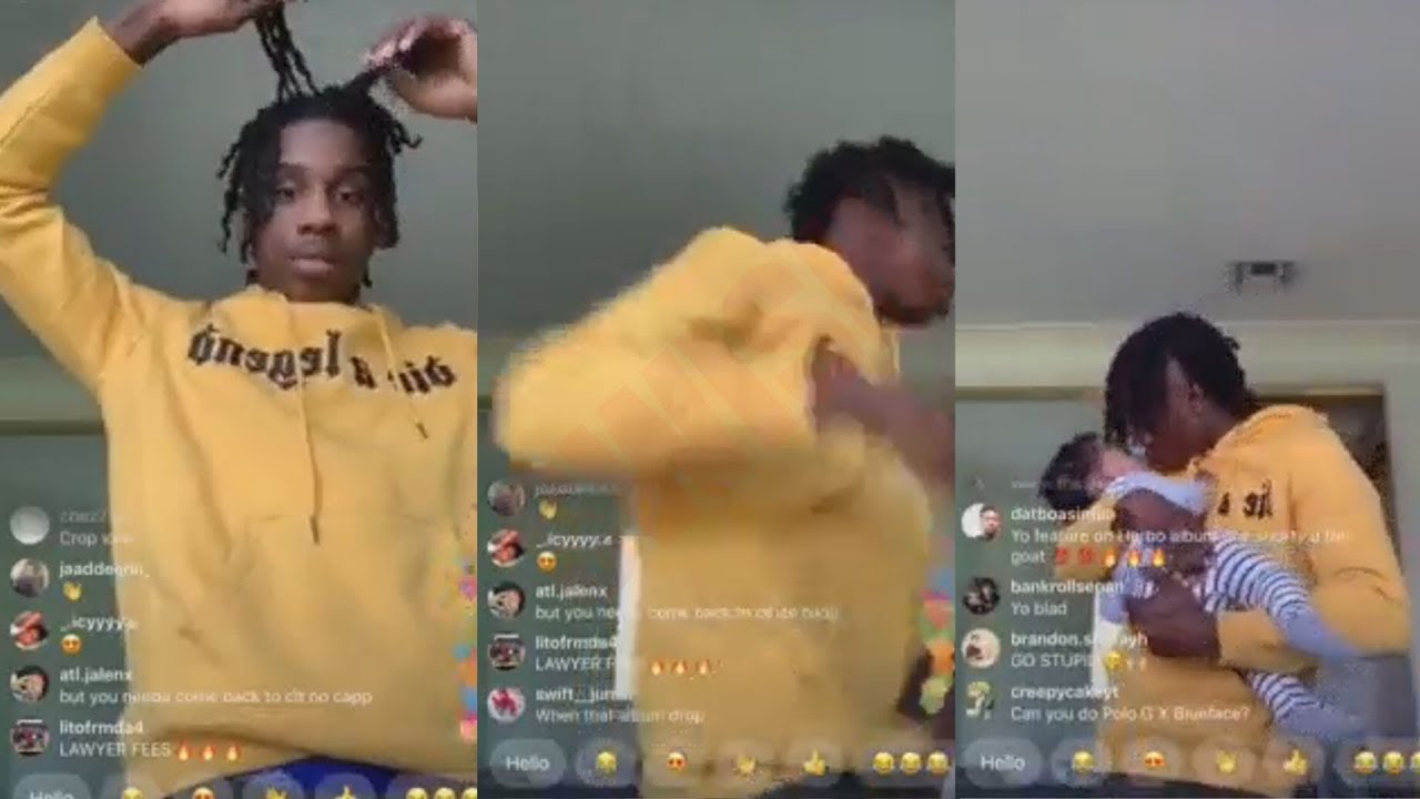 Polo G Gets SCARED When He Thought He Heard His Son Fall Off The Bed
