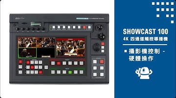 【How-To 教學影片】Datavideo SHOWCAST 100 操作教學：PART 5 攝影機控制-硬體操作｜Datavideo洋銘科技