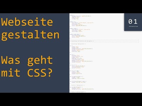 Website gestalten | CSS Tutorial #1