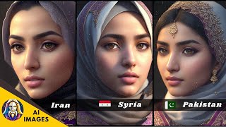 Download Lagu Muslim Girls' Country-wise Looks (AI Imagined) | Creative AI Images | Leonardo AI MP3