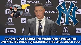 NOBODY EXPECTED THE YANKEES STAR TO SAY THIS ABOUT DJ LEMAHIEU! COMMANDERS NEWS