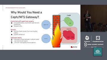 Rook Deployed Scalable NFS Clusters Exporting CephFS