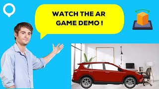 Augmented reality game demo with Fectar - car in the office | Loquiz- Create. Play. Grow screenshot 3