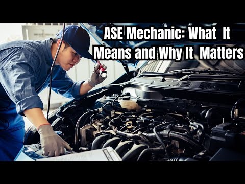 What Does Ase Mechanic Mean
