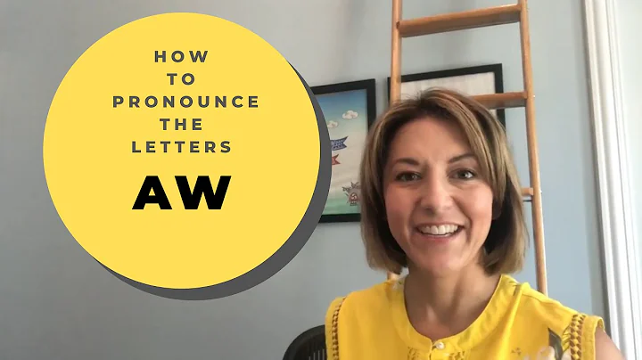 How to Pronounce the letters AW in awesome, awning, awake, aware - English Pronunciation Lesson