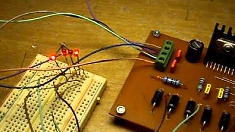 Test Step Motor with LED 1