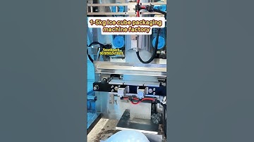 1-5kg ice cube automatic packaging machine China factory #icepackingmachine