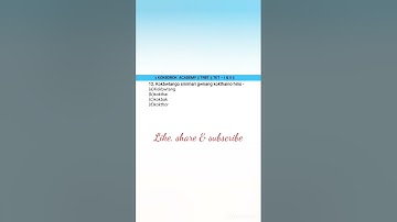 Kokborok MCQ II #Kokborokmcq #kokborok #kokborokvideo#Tet2023 #education #tet #gk