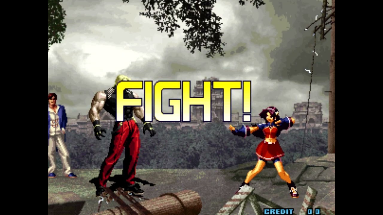 더킹오브파이터즈 시즌 2002 보스캐릭터 루갈로 1코인 실기 클리어 완료