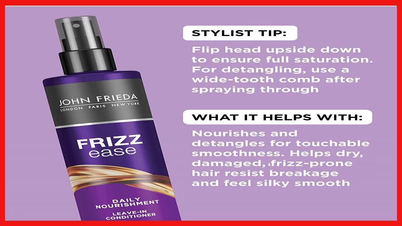 Great product John Frieda Frizz Ease Daily Nourishment Conditioner