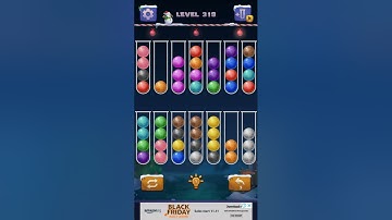 Color Ball Sort Puzzle Level 319 Solution