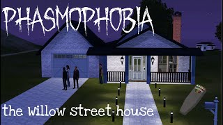 Phasmophobia - The Willow Street House - Sims 3 Speed Build (Stop Motion | No CC)