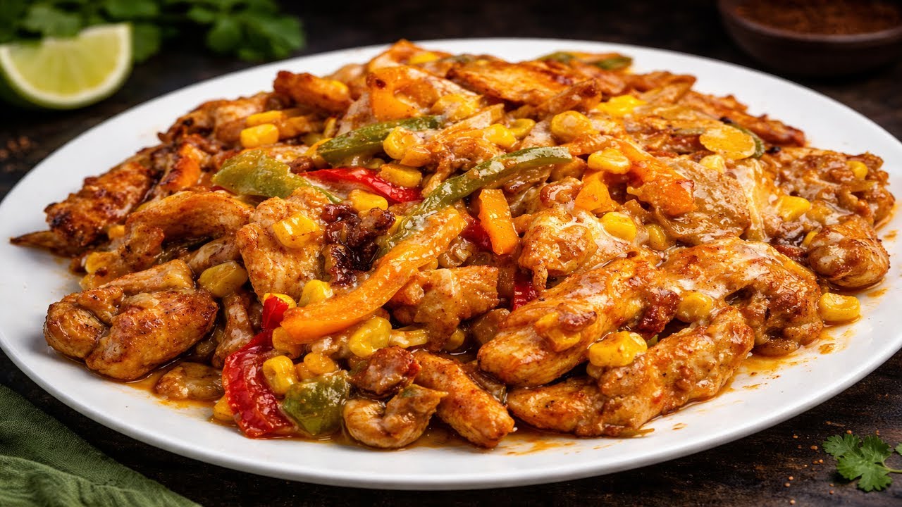 فاهيتا الدجاج الأصلية مثل المطاعم 🔥 وصفة ناجحة 100%