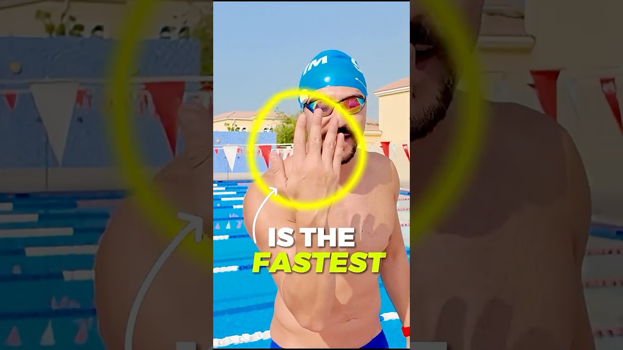 Are your fingers squeezed tightly together when you swim?