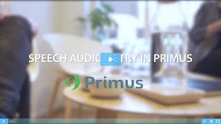 Speech Audiometry In Primus Auditdata