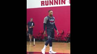 Kevin Durant Fights Damian Lillard As Go At With Each Other During USA Basketball！