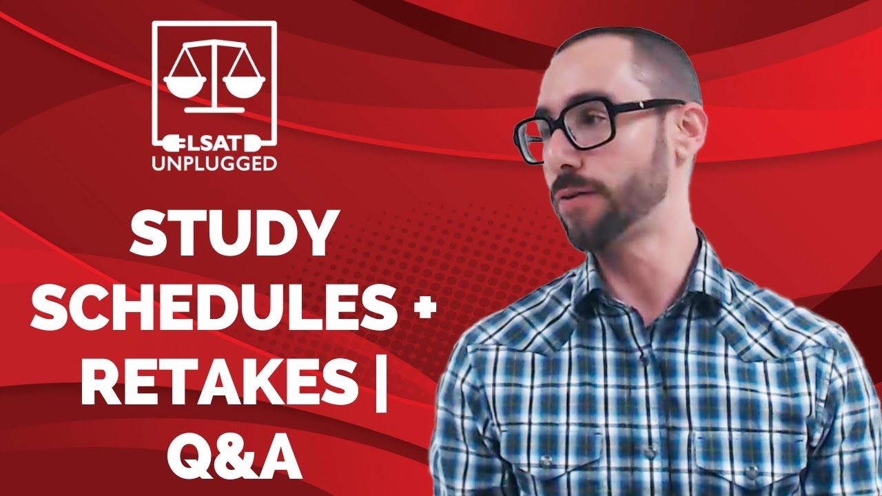 Digital LSAT Prep Class on Study Schedules + Retakes | Q&A