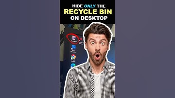 How to Hide Recycle Bin Without Hiding the Other Apps in Windows #pctips #shorts