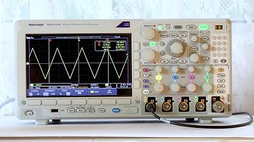 Time Domain Display Items in the Tektronix MDO3000 Series Oscilloscope