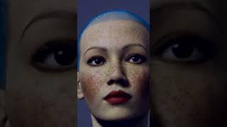 CYBERPUNK SKINHEAD GIRL TRAPPED IN THE SIMULATION. ANIMATION IN UNREAL ENGINE. VIDEO DESIGN CYBERPUNK SKINHEAD GIRL TRAPPED IN THE SIMULATION. ANIMATION IN UNREAL ENGINE. VIDEO DESIGN