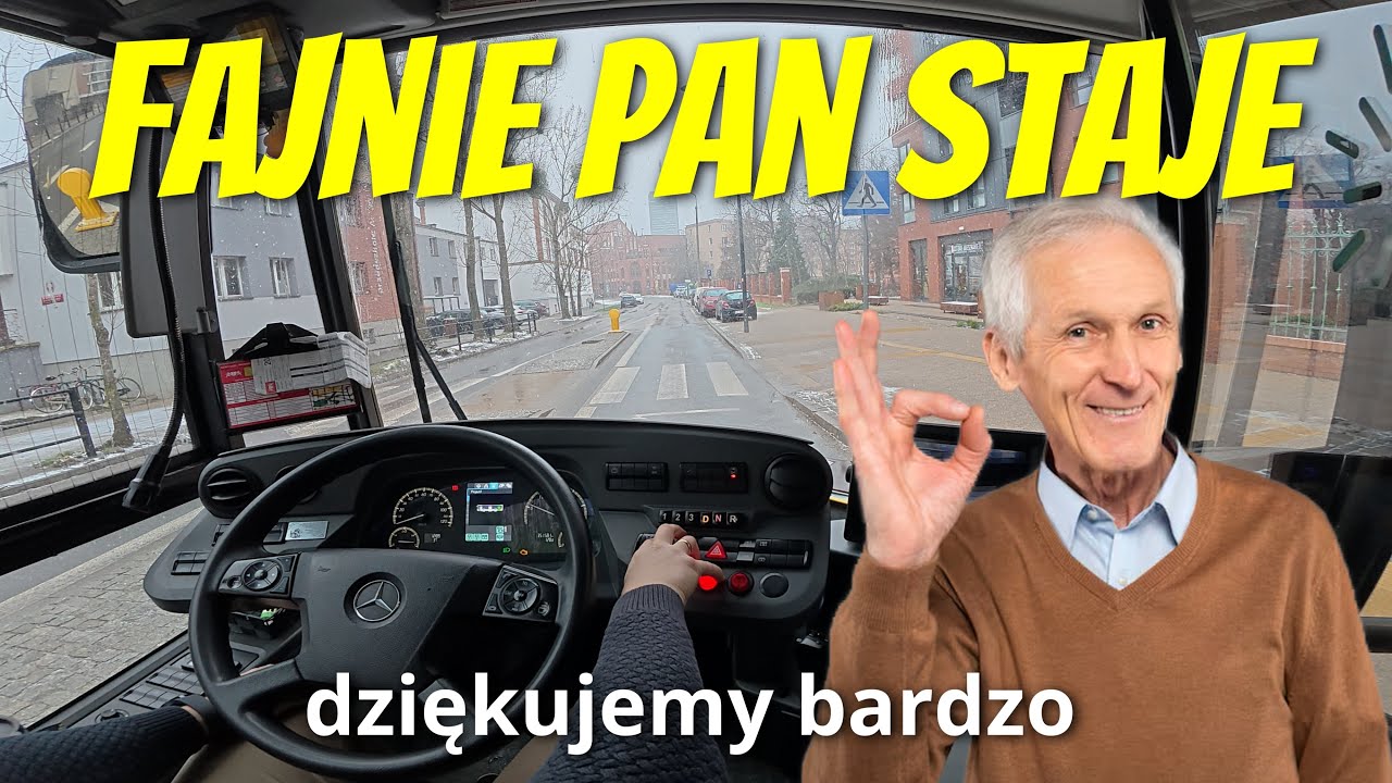 Kierowca autobusu wstał i zaczął klaskać 38