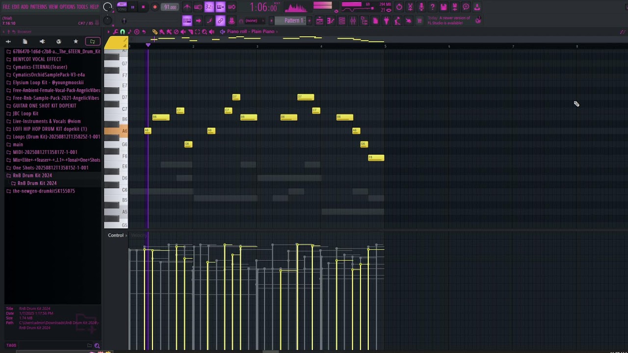 Making beats in flstudio