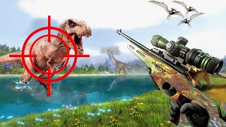 घातक किनारे डायनासोर शिकार: नया स्निपर 3 डी एंड्रॉइड गेमप्ले # 4 screenshot 3