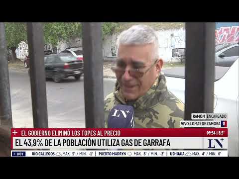 El Gobierno liberó el precio de las garrafas de gas: el 43,9% de la población usa gas de garrafa
