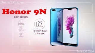 Honor 9N Smartphone with Notch Launch in India with three variant its Budget Range Smartphone