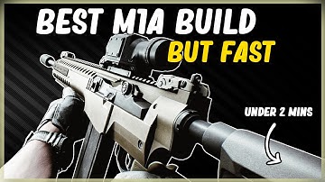 BEST M1A M61 M62 BUILD BUT FAST LOW RECOIL HIGH ERGO GUN BUILD EFT ESCAPE FROM TARKOV UNDER 2 MINS