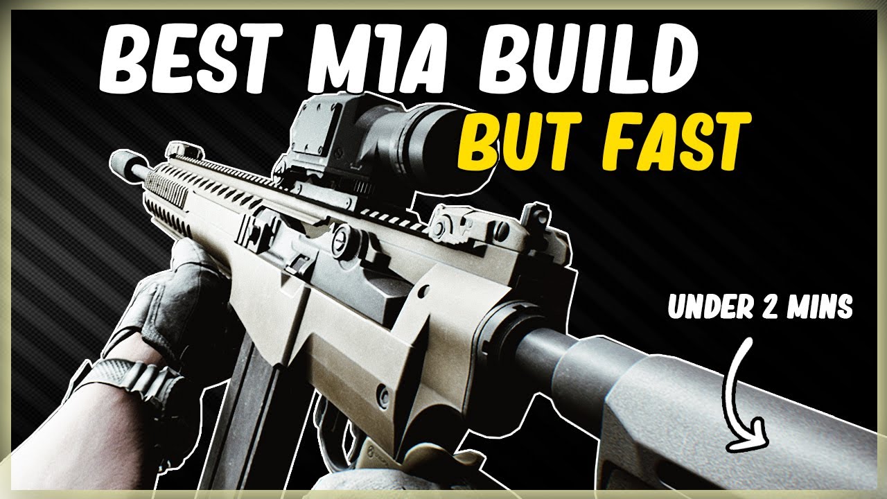 BEST M1A M61 M62 BUILD BUT FAST LOW RECOIL HIGH ERGO GUN BUILD EFT