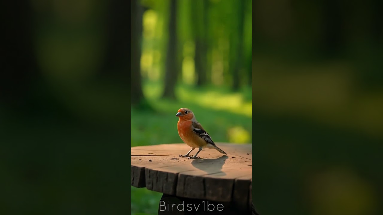 Cassin's Finch Relaxing in Jungle | Rare Calm Moment on Wooden Table 🐦🌲 