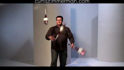 How to Juggle a 3 Club Claw- Curtis Zimmerman