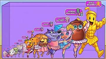 Merge Fellas Italian Brainrot Ballerina Mode Gameplay Walkthrough Reaching Max Level | New Update 