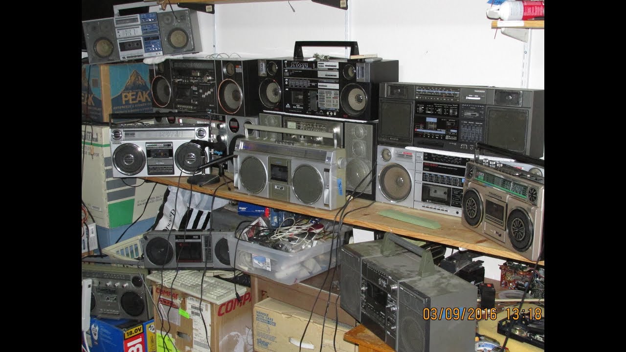 Various boombox High powered Before they have been re-foamed or repaired to Sell
