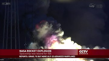 Antares Rocket explodes moments after launch