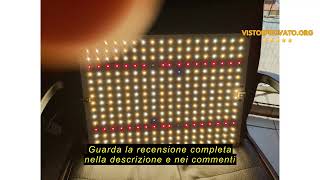 Recensione del HOMUTE Lampada a LED per piante 1200W dimmerabili a spettro completo, con IR e UV, pe