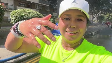 The Big Half Marathon P2 #3kbrandy #video #vlog #experience #london #marathon #halfmarathon #fyi