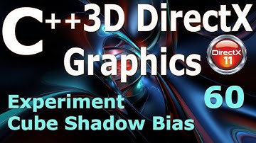 Experiment Cube Shadow Bias [C++ 3D DirectX Tutorial]
