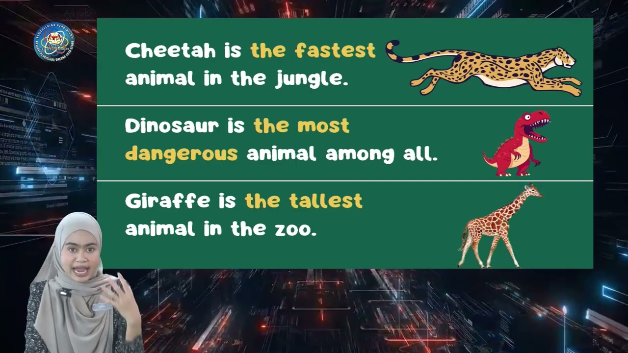 ENGLISH YEAR 4 | MODULE 8 AMAZING ANIMAL : COMPARATIVE  &  SUPERLATIVE ADJECTIVES