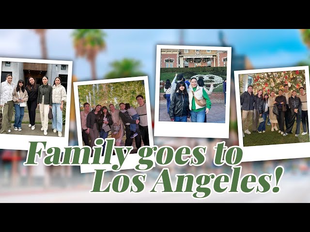 FAMILY GOES TO LOS ANGELES | Marjorie Barretto class=