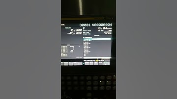 CNC#HOW TO READ PROGRAM IN MACHINE RUNNING MODE#FANUC SERIES Oi-TF